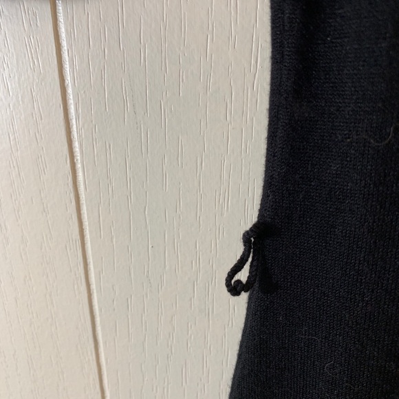 Cache deep v sweater dress w/ 3/4 bubble sleeves - Picture 4 of 5